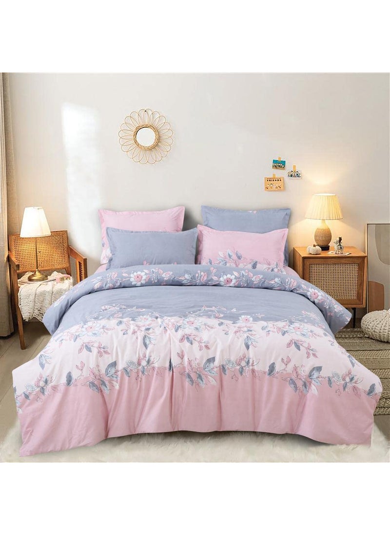 Ab Home Decor SuperSoft350 TCMicrofiberAC Comforter Double Bed II DuvetDoharBlanket for All WeatherSeasonsGlace Cotton