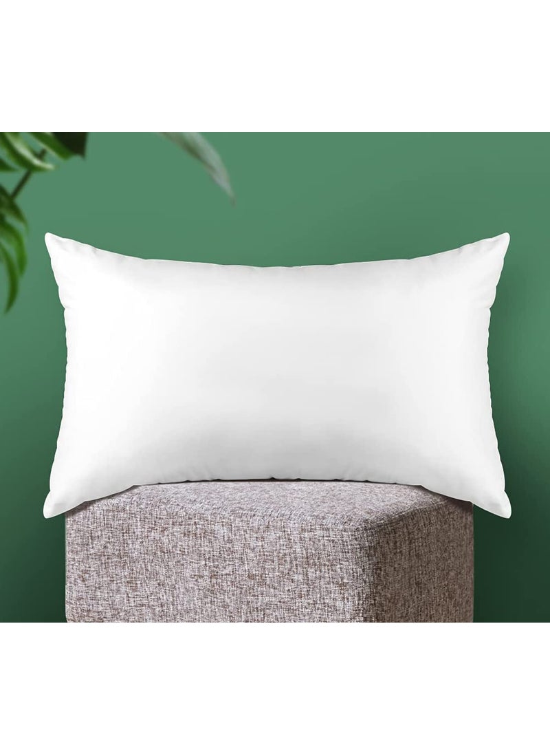 SAJAVAT HOME Super Soft Microfiber Pillow Filler Luxurious Hypoallergenic Decorative White Pillow Insert for Couch Bed and Home Decor 21x27 Inches 53x68 cm Pack of 1