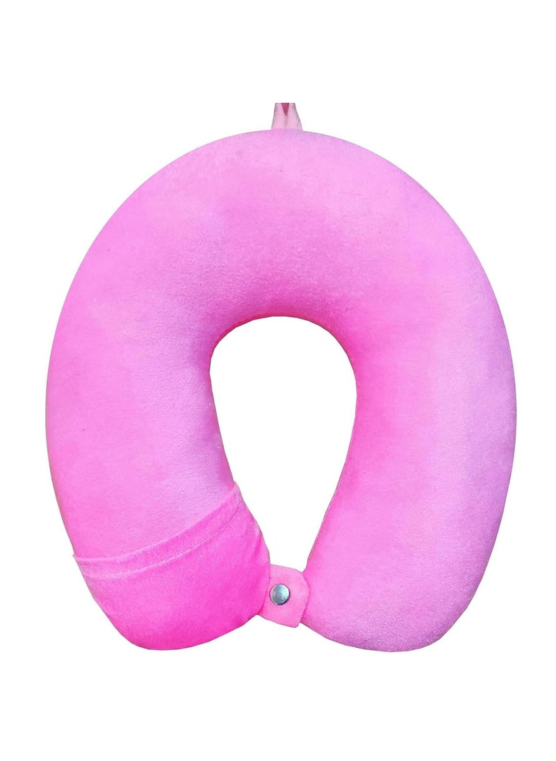 Ashtron Round Neck Pillow Neck Travel Pillow for Improved Sleep Car Cushions Air Pillow for Sleeping Cervical Pillow Travelling Accessories Neck Rest for Car Extra Soft Neck Support