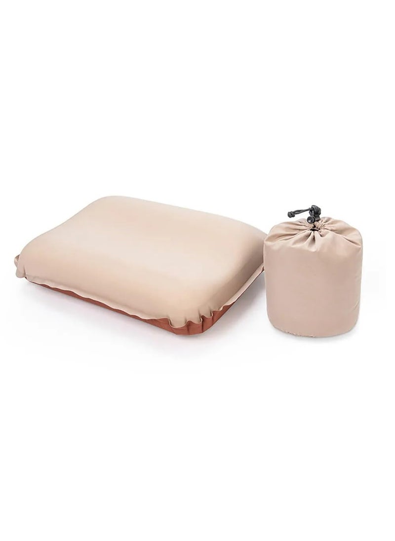kankin mart 3D Sponge Pillow Automatic Inflatable Pillow Camping Tent Air Cushion Pillow Travel Portable Cervical Pillow Lunch Break Pillow Outdoor Random Color
