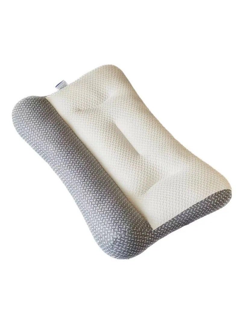 Orthopedic Memory Foam Bed Pillow for Sleeping Neck Pain Relief Soft Yet Supportive Suitable for Side Back Sleepers Pack of 01