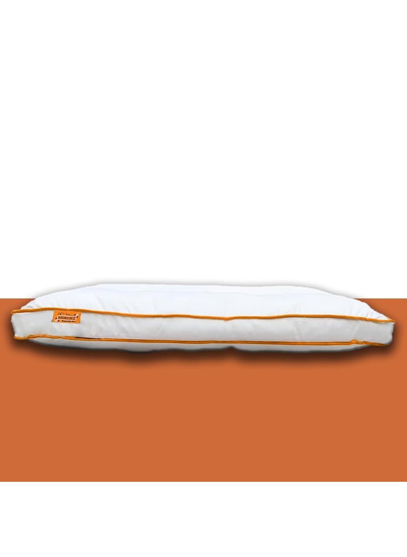 Homerz Premium Thin Pillow for Stomach Sleepers 25 inch Thick Soft Plush Fabric Set of 4