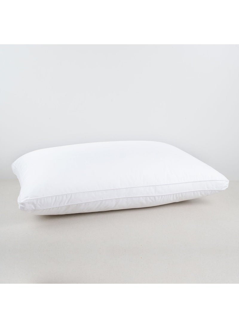 SPREAD SPAIN Microfiber Doctor Pillow for Sleeping Breathable and Comfortable for Stomach Back Sleepers President White