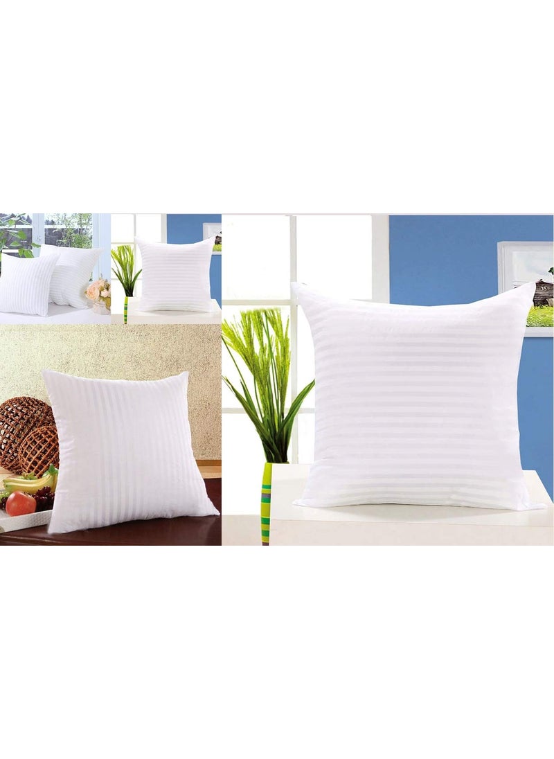 JDX Fiber Pillow 16x16 inch White Set of 5
