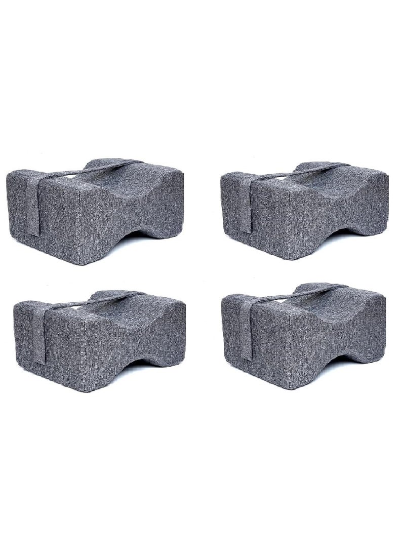 MASHUR FAB Your Comfort Partner Knee Pillow Knock Knee Pillow for Sleeping Memory Foam Leg Pillow Wedge Cushion for Side Sleeper Sciatica Pregnancy Leg Pillow 4