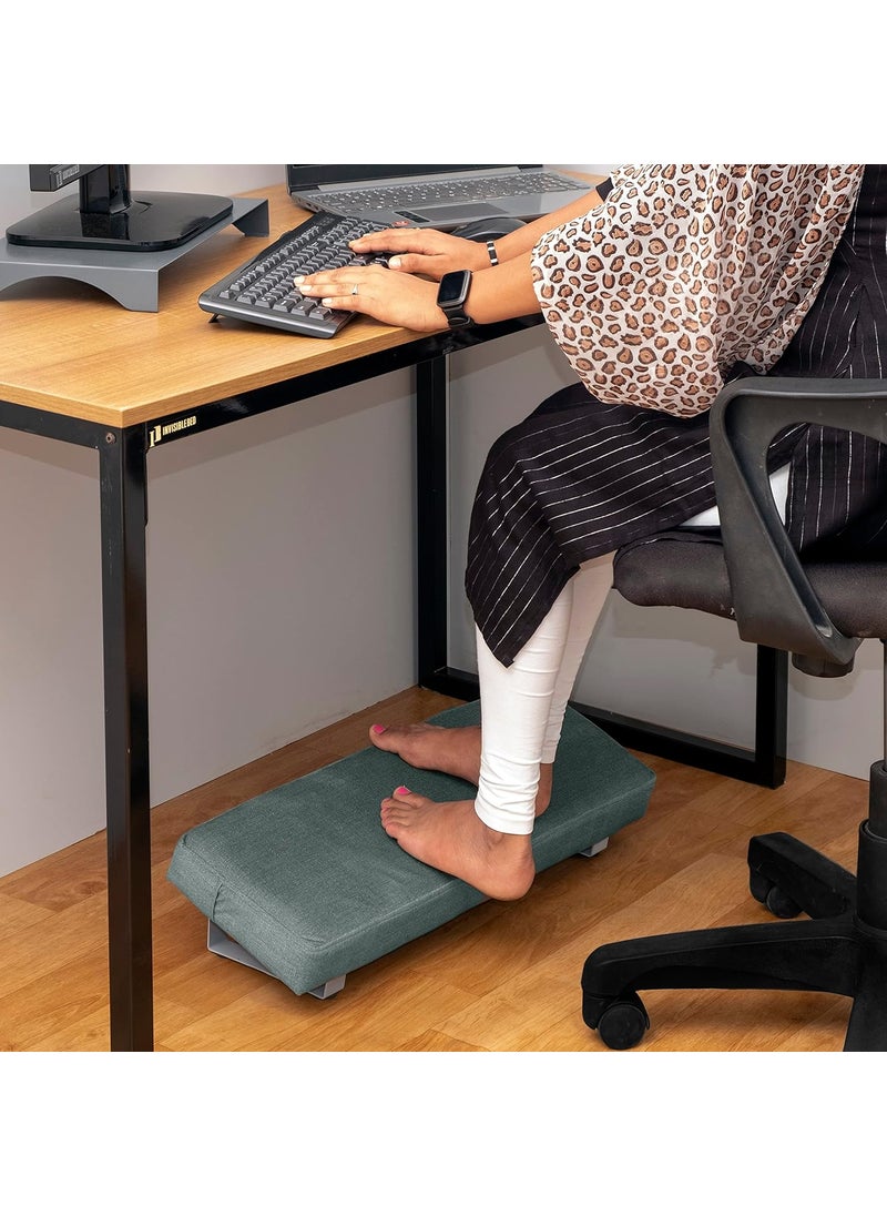 InvisibleBed Foot Rest Under Desk for Added Height Premium Soft Foam Footrest for Desk Most Comfortable Desk Foot