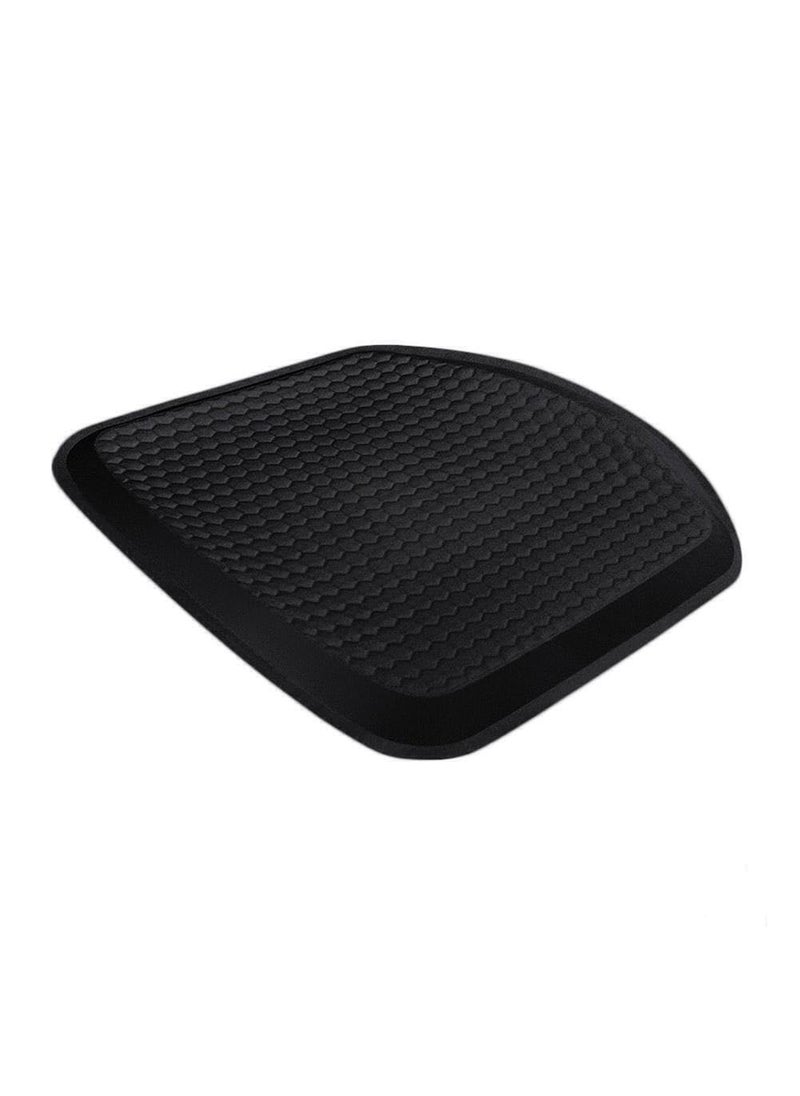 Lucario Gel Seat Cushion for Long Sitting Chair Pad Seat Pillow Double Thick for Lumbar Support and Pressure Relief for Wheelchair Chair Car Office Home with Washable Cover Black