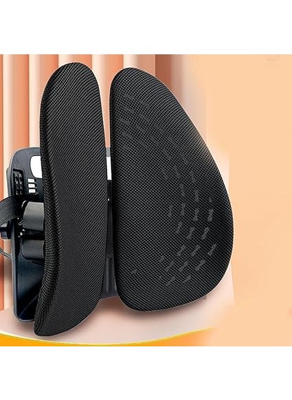 AVIAXO Seat Lumbar Support Cushion Car Seat Back Pillow Orthopedic Back Rest Back Cushion Car Chair Lumbar Pillow Back Rest Pillow Bed Pillows Lower Back Pillow Office Chair Polyester