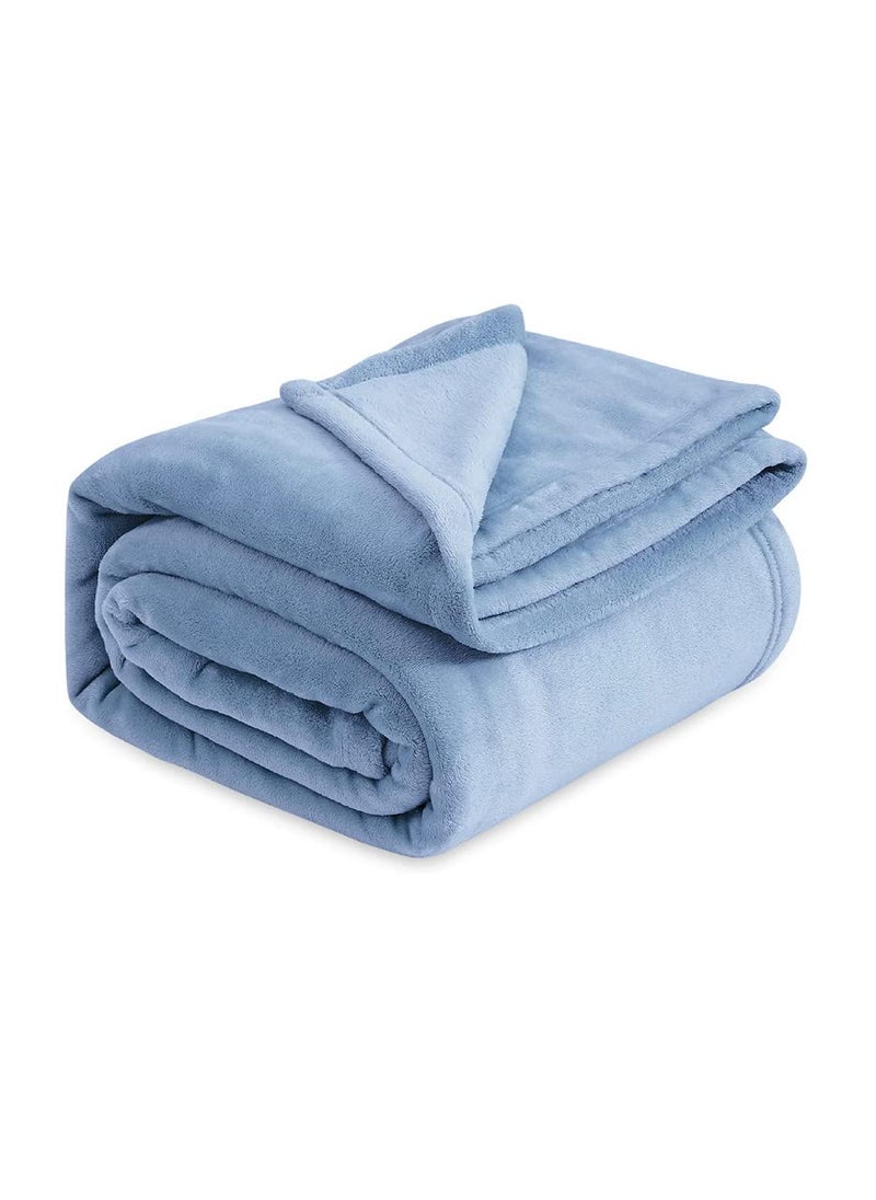 VAS COLLECTIONS Premium Plush Solid Summer Single Bed DoharAc Blanket 200 GSM Reversible Lightweight Cozy Soft for Bed Sofa Couch Travel Camping 225X150 Cm Aqua Polyester
