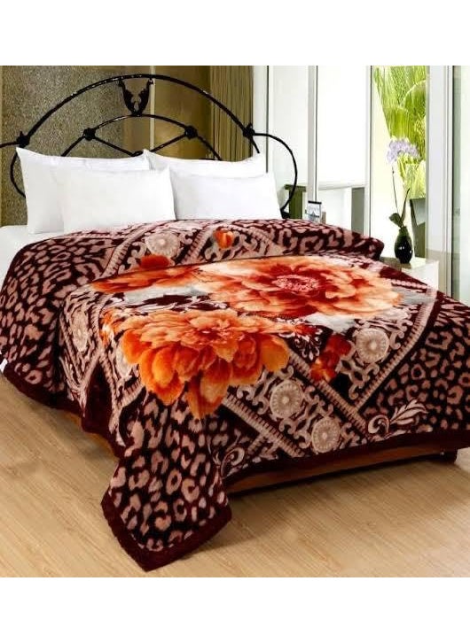 ELSTONE Home Luxurious Blanket Double Bed for Heavy Winter Mink Blanket 220 X 240 Cm Lightweight Pack of 1 Specially for Diwali Gift Multicolor13