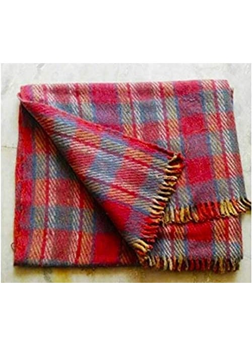 OMAJA HOME Luxury Kashmiri Marino Hoziery Pure Woolen Blanket Single Bed For HotelGuest HouseHospital Multicolor Pack Of 1 200 TC