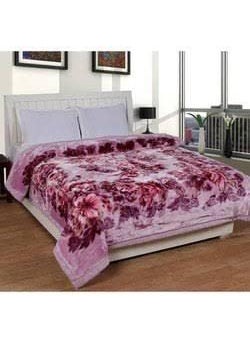 ELSTONE Mink Woolen Printed Blanket for Heavy Winters Multicolor Double Bed 220 cm x 240 cm Lightweight Speacially for Diwali Gift with Bag Packing Color9