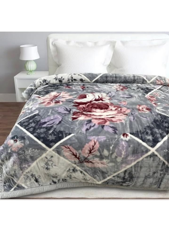 ELSTONE Home Gold Premium 2Ply Double Bed Blanket Heavy Ultra Soft and Warm for Automn Winter with Fancy Bag Special for Diwali Gift and Marriage Purpose 15
