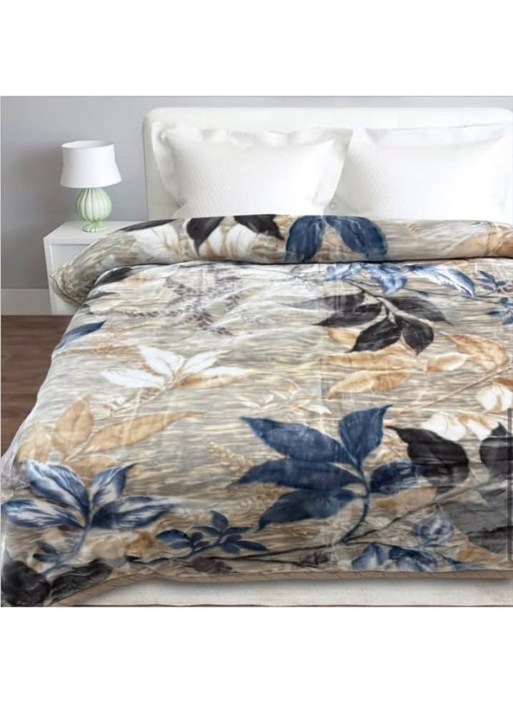 ELSTONE Home Gold Premium 2Ply Double Bed Blanket Heavy Ultra Soft and Warm for Automn Winter with Fancy Bag Special for Diwali Gift and Marriage Purpose 14
