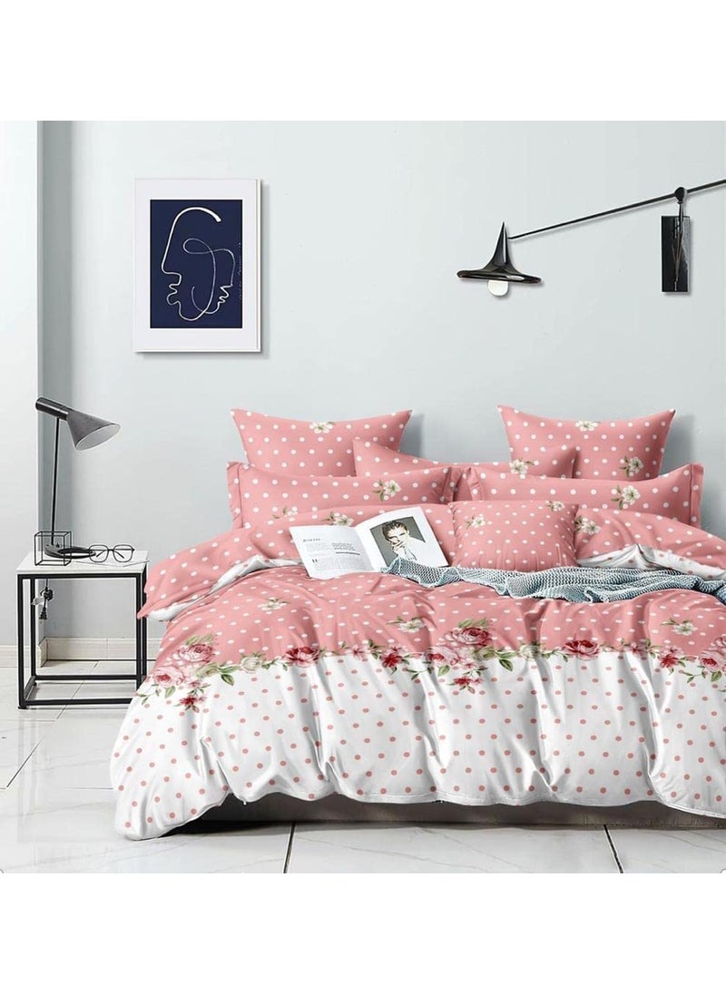 STARNSTYLE Premium 160 TC Ezyption Cotton Bedsheet for Double Bed with 2 Pillow Covers