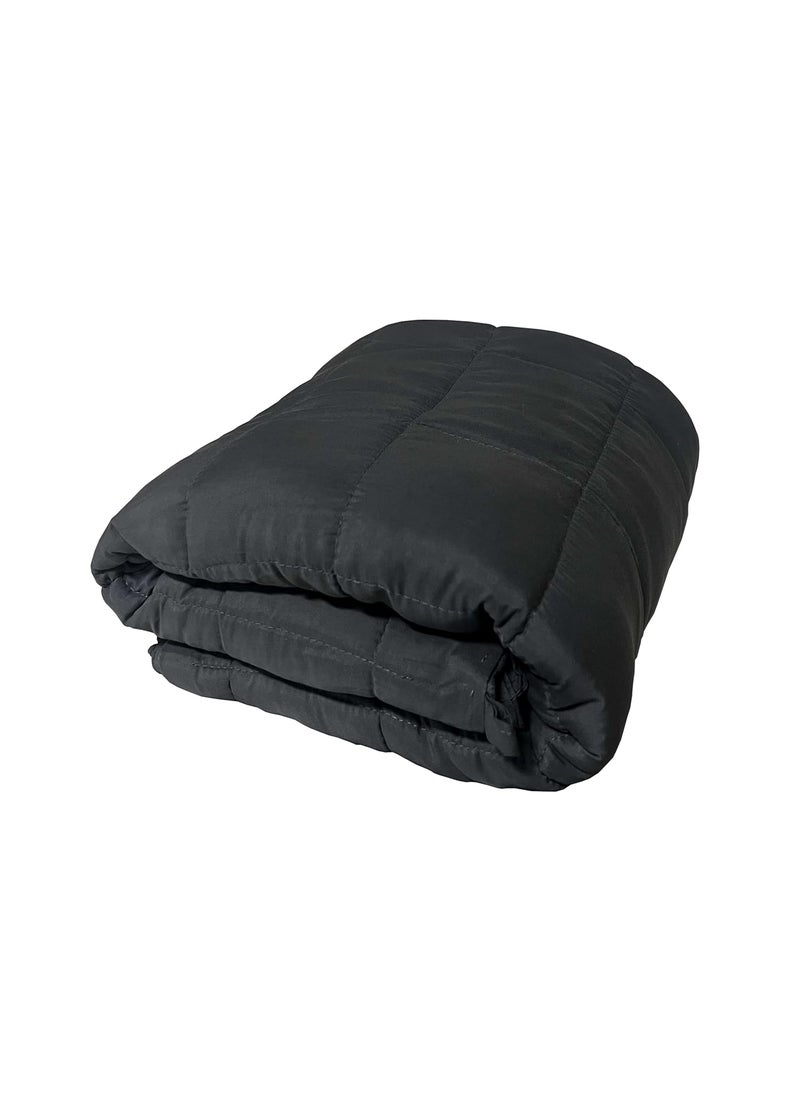 Bhoomi Impex Weighted BlanketComforter for a Adult Queen20 Lbs Or 92 Kg Calm Sleep Better and Relax Naturally Breathable with Premium Glass Beads Queen Size_60X80 Blanket Dark Grey