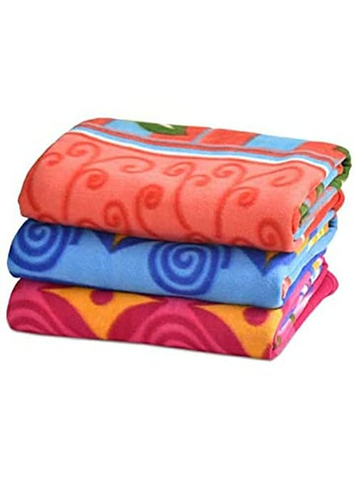 YOUTHFUL THREADS Winter Soft Fleece Double Bed Blanket Printed Multicolor 90 x 90 inch 3