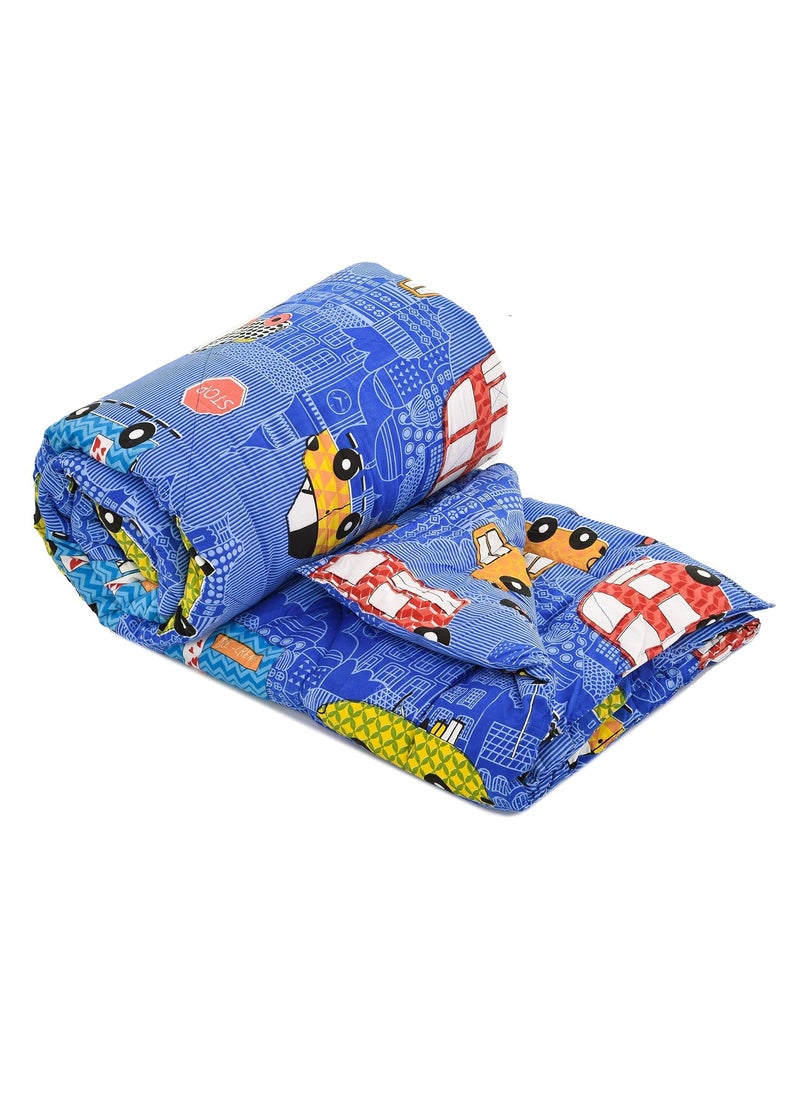 COZY FURNISH Reversible Kids Comforter Blanket Quilt Super Soft AllSeason 150 GSM 08 Years 60x45 Inches for Kids Summer Winter Blanket for Kid Boys Girls