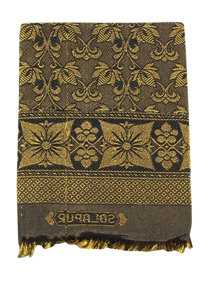 Mandhania Solapur Chaddar Cotton Single Blanket Pack of 1 Multicolor