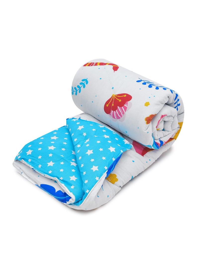 COZY FURNISH Reversible Kids Comforter Blanket Quilt Super Soft AllSeason 150 GSM 08 Years 60x45 Inches for Kids Summer Winter Blanket for Kid Boys Girls