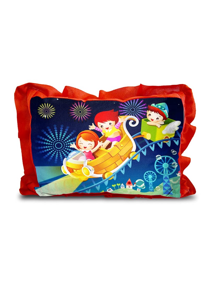 MUKESH HANDICRAFTS Polyester Pillow 12 X 18 Inch Multicolour
