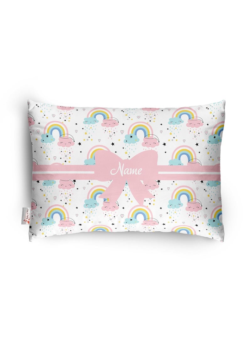 Baby of Mine Personalized Pillow for Kids Custom Name Super Soft Cotton Kids Cushion for 5 Years Old Kids Adorable Prints