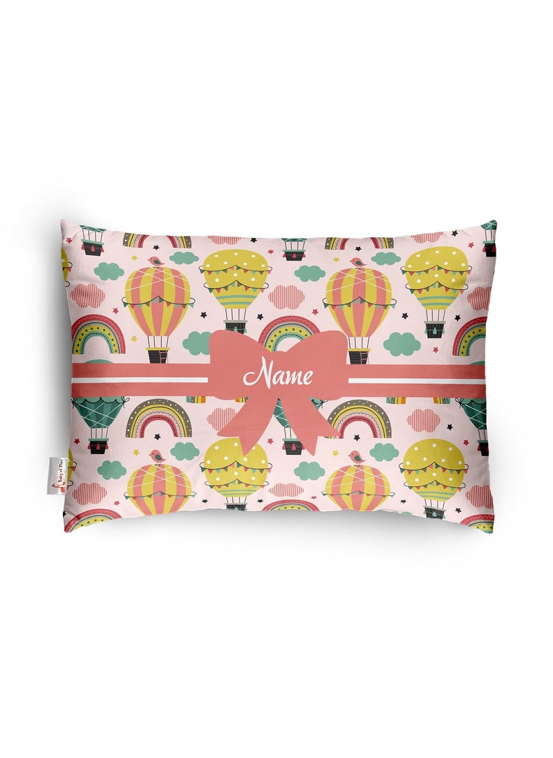 Baby of Mine Personalized Pillow for Kids Custom Name Super Soft Cotton Kids Cushion for 5 Years Old Kids Adorable Prints