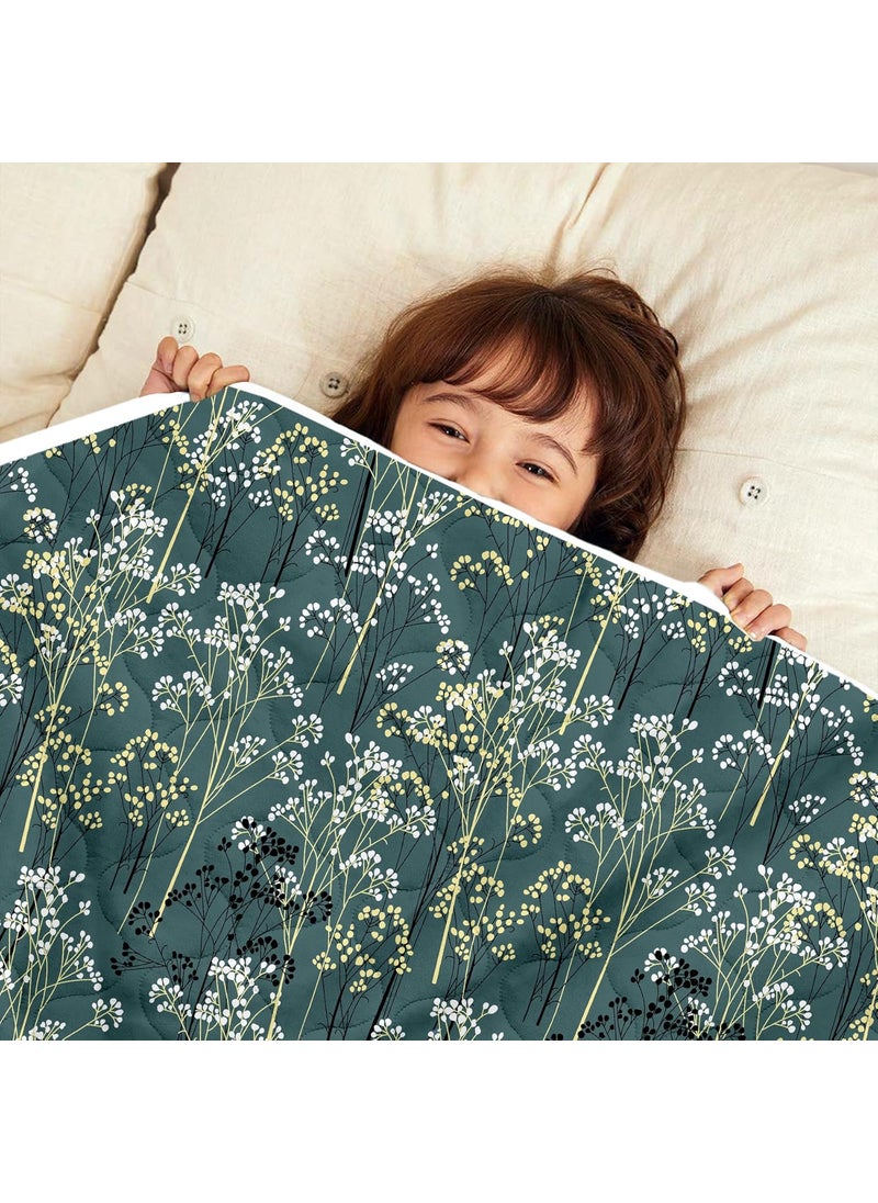 Divine Casa 120 GSM Microfiber Reversible Kids Single Bed Comforter UltraSoft Toddler Blanket Lightweight Cozy AllSeason Bedding for Babies Kids 135 x 100 cm Beetle Grey