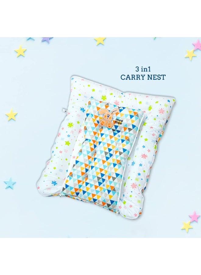 Baby Cozy Carry Nest Bag Light Blue