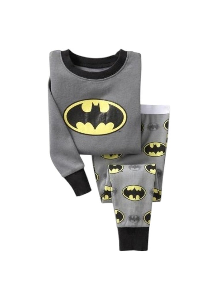 Daniel - Boys' Dark Knight Cozy Pajamas - Long Sleeve
