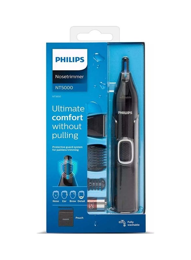 NT5000 Nose And Ear Trimmer Set Black