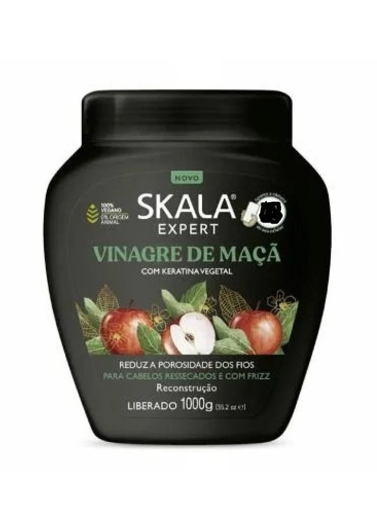 Scala Expert Moisturizing Hair Cream with Apple Cider Vinegar and Hyaluronic Acid 1000g