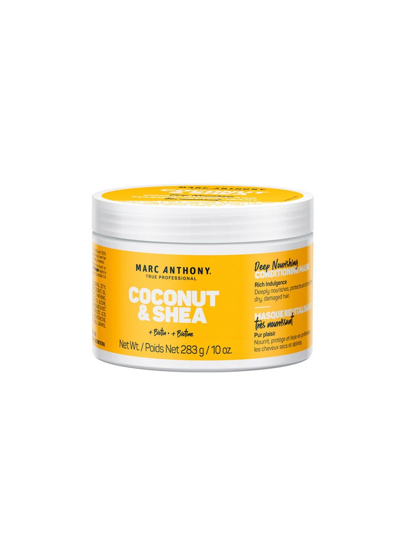 Marc Anthony Coconut & Shea Deep Nourishing Conditioning Mask, For dry damaged and frizzy hair, 295 mL