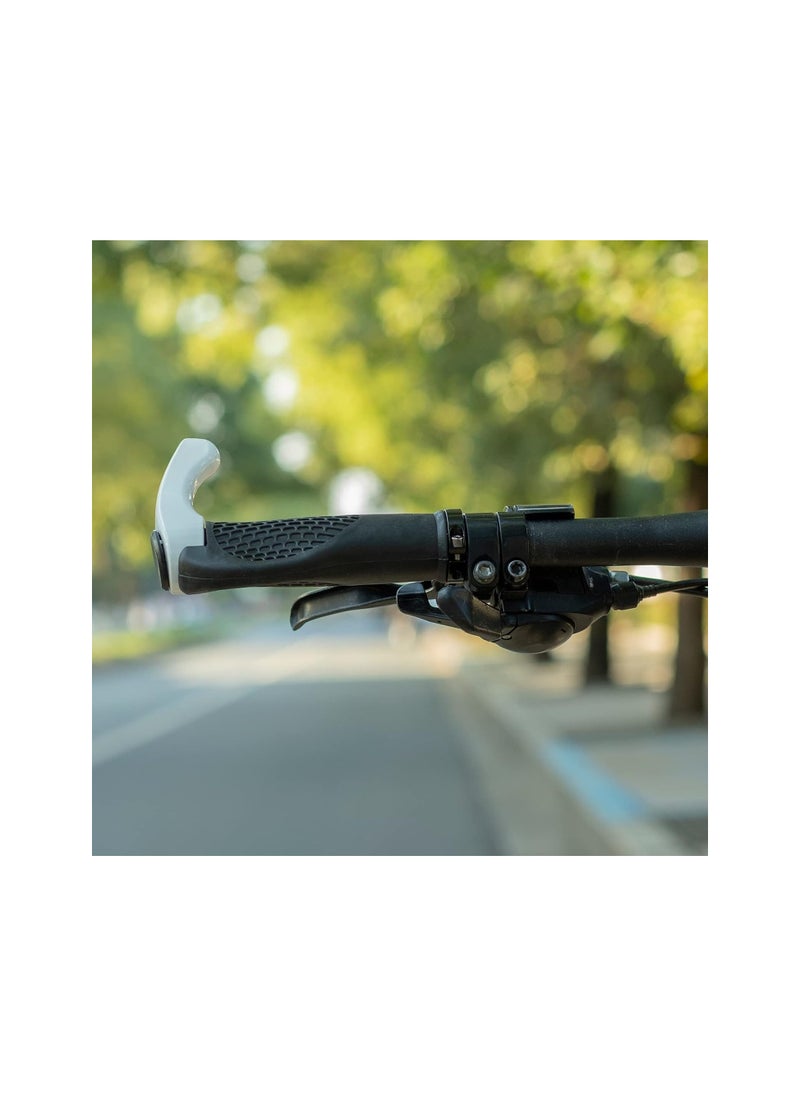 2pcs Bike Grips Single Lock-on Bicycle Handle Bar Ergonomics Non-Slip Mountain Bike Handlebar Comfortable & Shock Absorption Rubber Grips for BMX, MTB, Beach Cruiser, Scooter