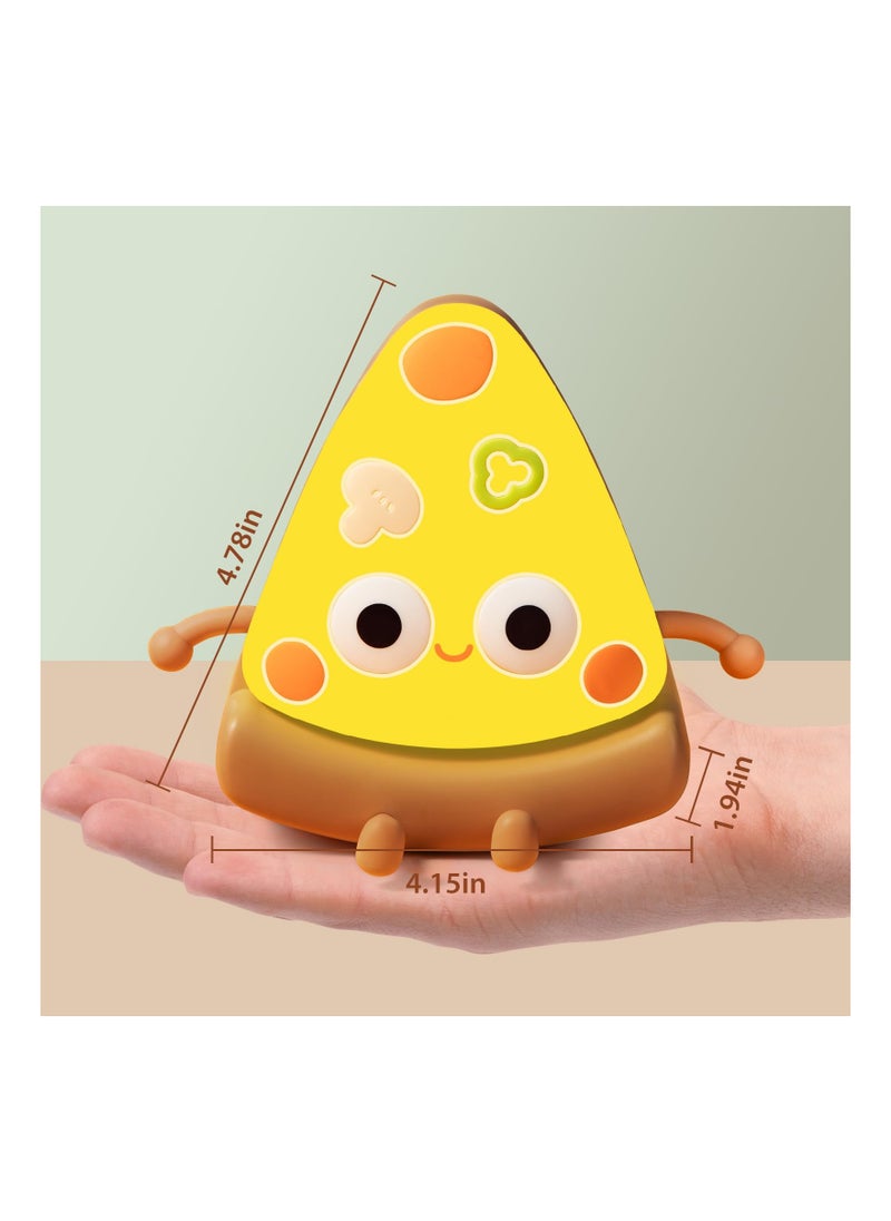 Cute Pizza Night Light for Kids LED Decorative Lamp Perfect for Home Party and Gifts Ideal for Pizzeria Kitchen and Desk Decor