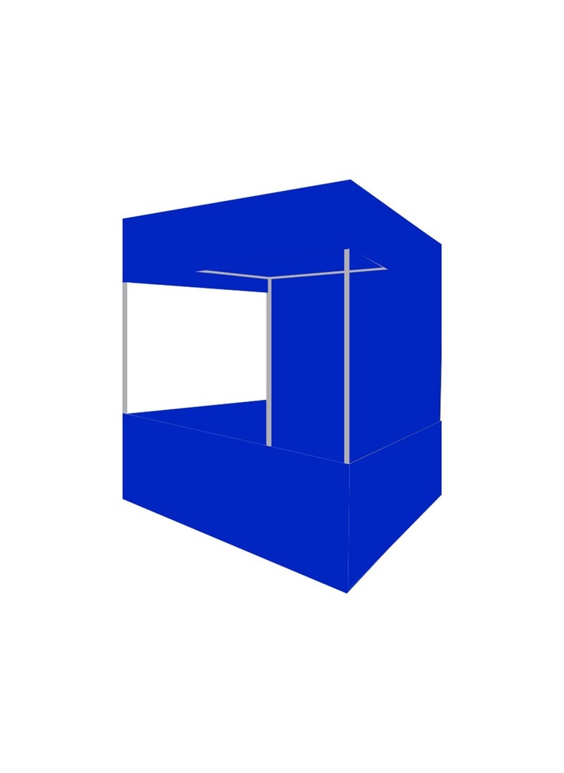 Shri R K Canopy Tent with Blue Tetron Cloth for Promotional Advertising Portable Tent Blue6x6x7