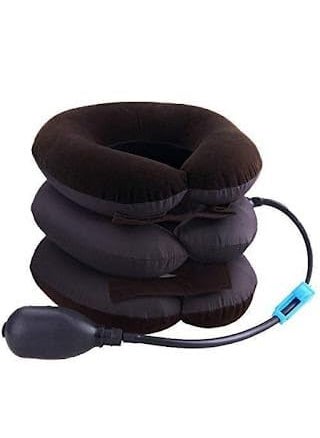 DADEE Health Care Cervical Neck Traction Air Bag with 3 Layer Inflatable Pillow for Neck Support and Relaxation