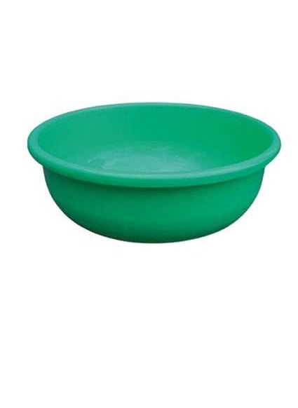 AADB Plastic Mahalaxmi Unbreakable 30 L Plastic Tub Food Grade UV Resistant Flexible Storage Utility Tub Strong Lightweight Design for Multipurpose Use Green