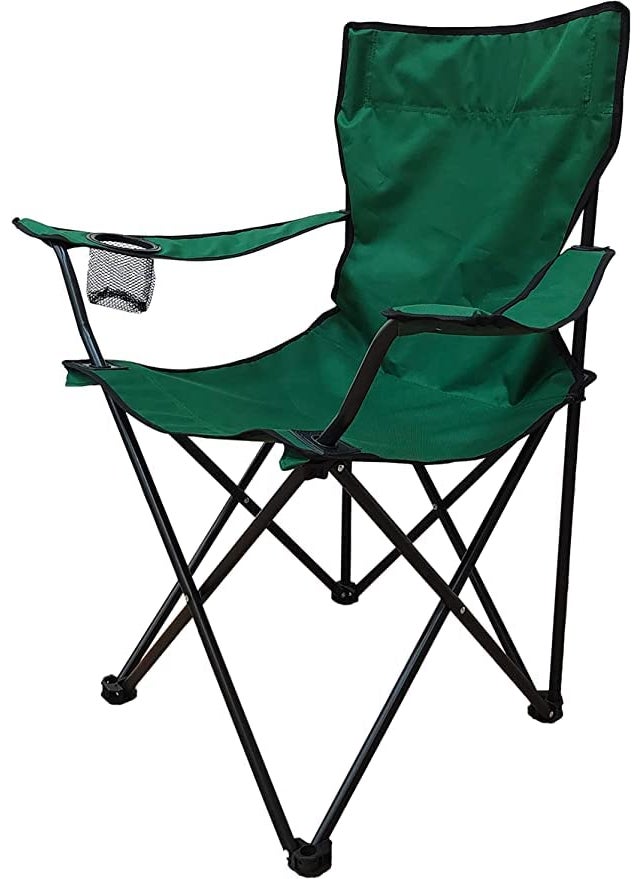 Kresal Polyester Folding Chair with Portable Carry Bag Adult Portable Outdoor Folding Chair Camping Hiking Fishing Picnic Chair Multicolor