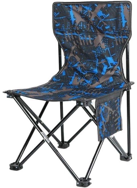 SOLDTRUE Portable Foldable Camping Big Chair with Free Carry Bag and Pocket for Fishing Beach Picnic Travelling Medium Size 711H x 41W x 41L