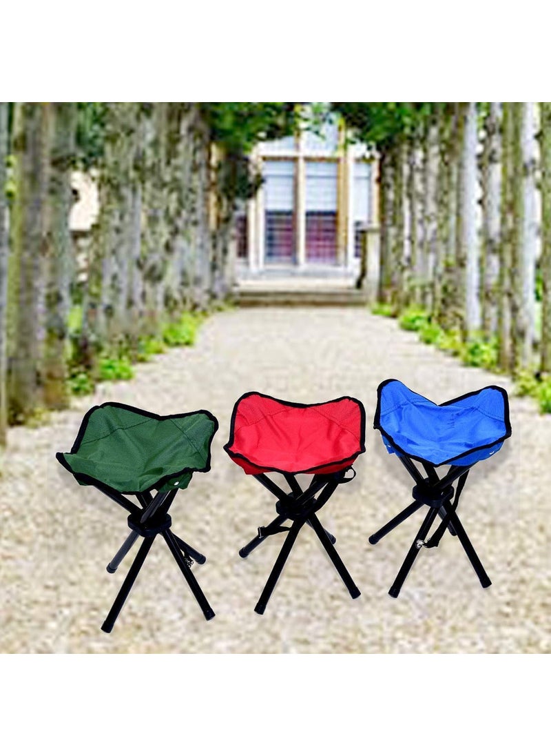 AARSH Cloth Folding Camping Chair Portable Compact for Outdoor Travel Beach Picnic Hiking Backpacking Stool Multy Colour4 Leg