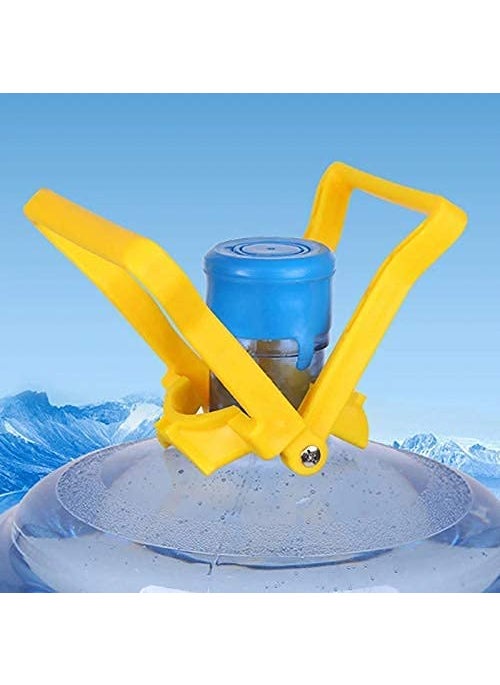 Water Bottle Handle Lifter Ergonomic Plastic Labor Saving Water Barrel Holding Ring Pail Buckets Lifter Multicolour 20L Bottle Lifter Pack of 1