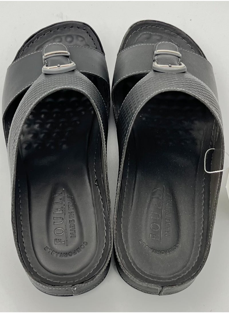 Men's Arabic Sandal Made in Italy (grey)