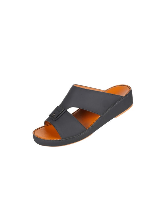 008-3730 Barjeel Uno Men Arabic Sandals BS 23 Black