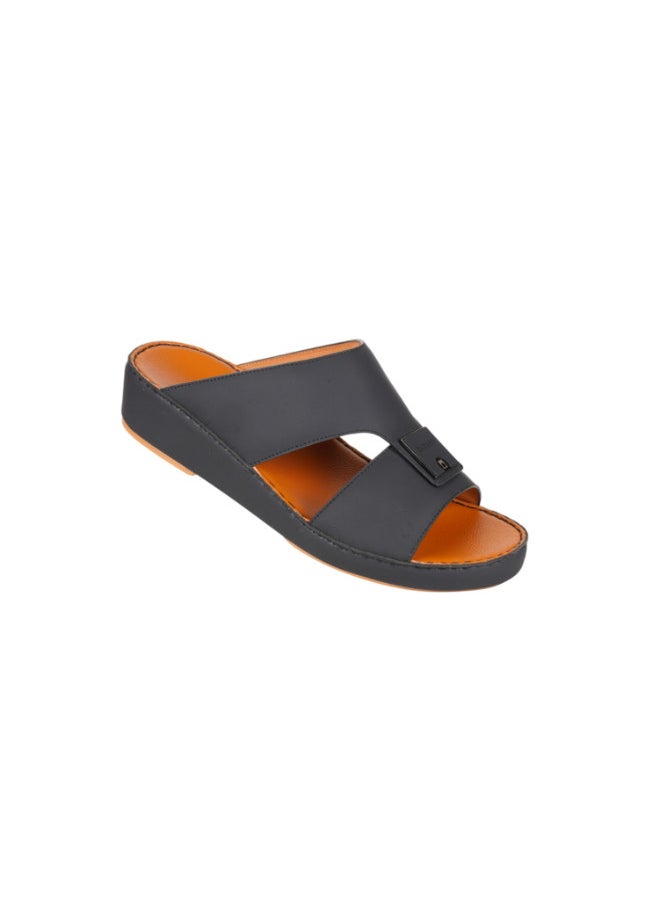 008-3730 Barjeel Uno Men Arabic Sandals BS 23 Black
