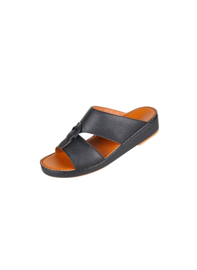 008-3733 Barjeel Uno Men Arabic Sandals BS 05 Black