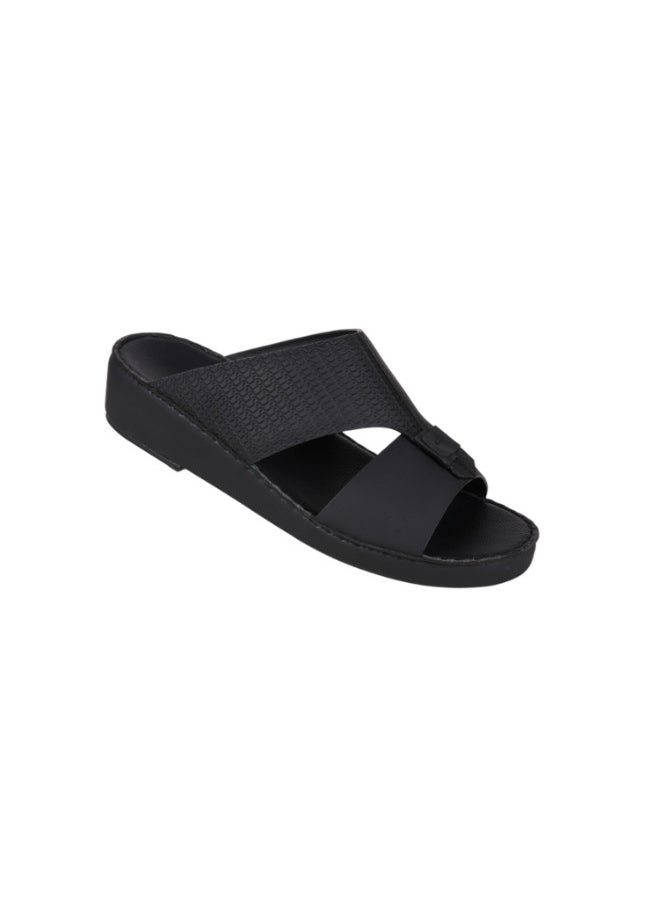 008-3739 Barjeel Uno Men Arabic Sandals BS 27 Black
