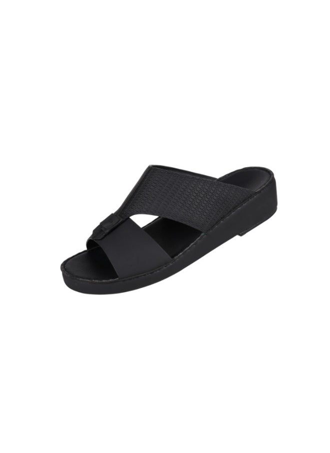 008-3739 Barjeel Uno Men Arabic Sandals BS 27 Black