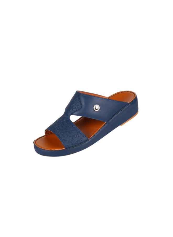 008-3743 Barjeel Uno Men Arabic Sandals BS 01 Navy