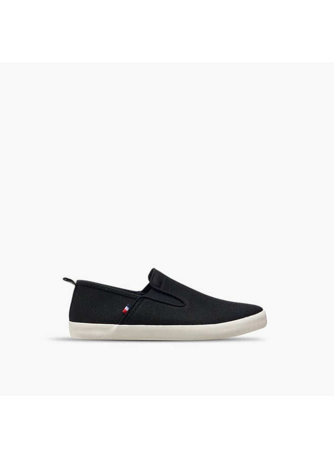Men's Textured Slip-On Loafers